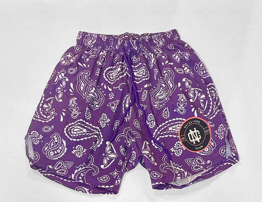 Purple Passion Bandana Shorts