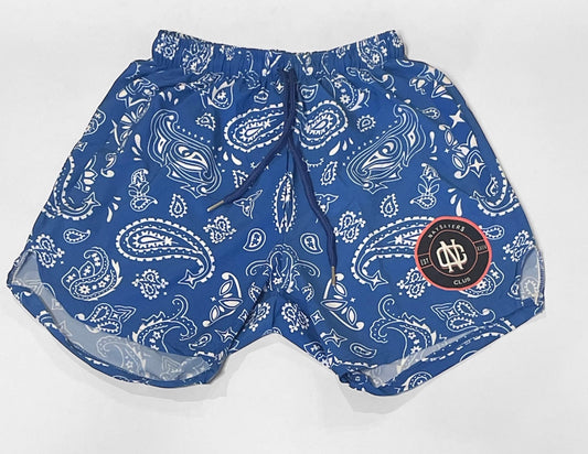 True Blue Bandana Shorts